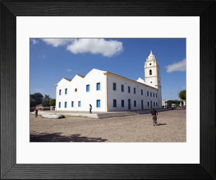 Framed Print : South America, Brazil, Ceara, Aracati, the 18th Century parish church of Our Lady Framed Print : South America, Brazil, Ceara, Aracati, the 18th Century parish church of Our Lady