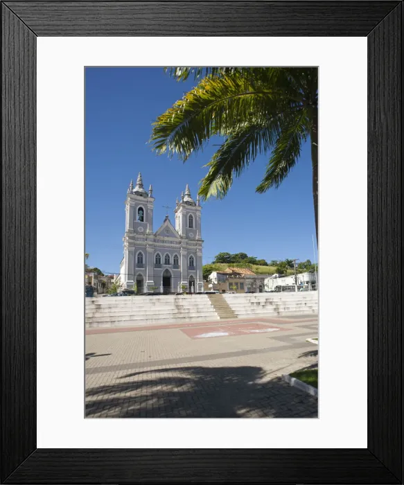 Framed Print : South America, Brazil, Alagoas, Maceio, the azulejo-covered 19th Century church of Framed Print : South America, Brazil, Alagoas, Maceio, the azulejo-covered 19th Century church of