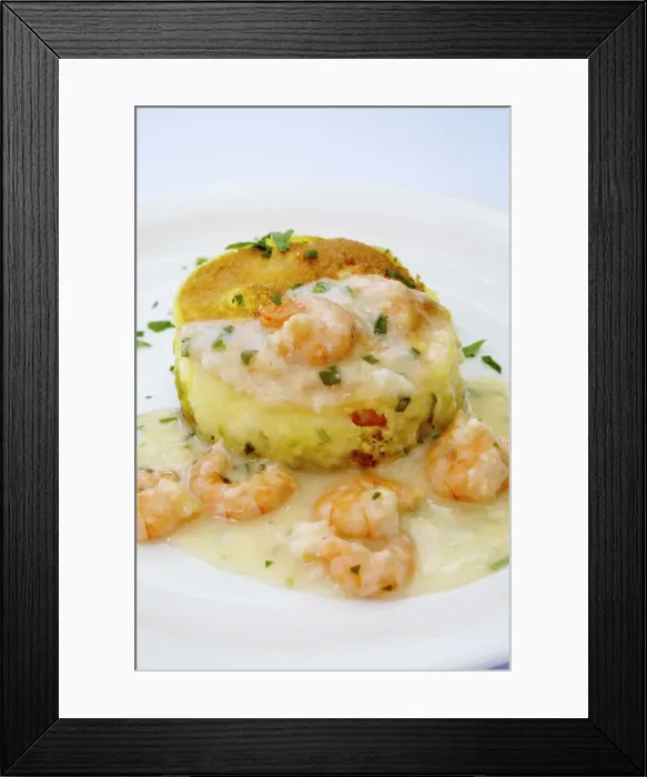 Framed Print : Fritadinhas - Ovos caipiras, camarao e batata baroa montado com azeite de coco [Free Framed Print : Fritadinhas - Ovos caipiras, camarao e batata baroa montado com azeite de coco [Free