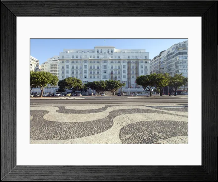Framed Print : Copacabana Palace Hotel, Avenida Atlantica, Copacabana Beach, the Copacabana Palace hotel Framed Print : Copacabana Palace Hotel, Avenida Atlantica, Copacabana Beach, the Copacabana Palace hotel