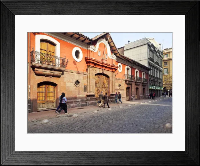 Framed Print : Chile, Santiago, View of the Red House(Casa Colorada) housing the Museum of Santiago Framed Print : Chile, Santiago, View of the Red House(Casa Colorada) housing the Museum of Santiago