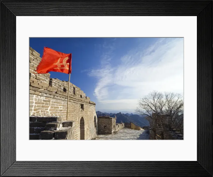 Framed Print : China, Beijing Province, Mutianyu. The Great Wall of China at Mutianyu Framed Print : China, Beijing Province, Mutianyu. The Great Wall of China at Mutianyu