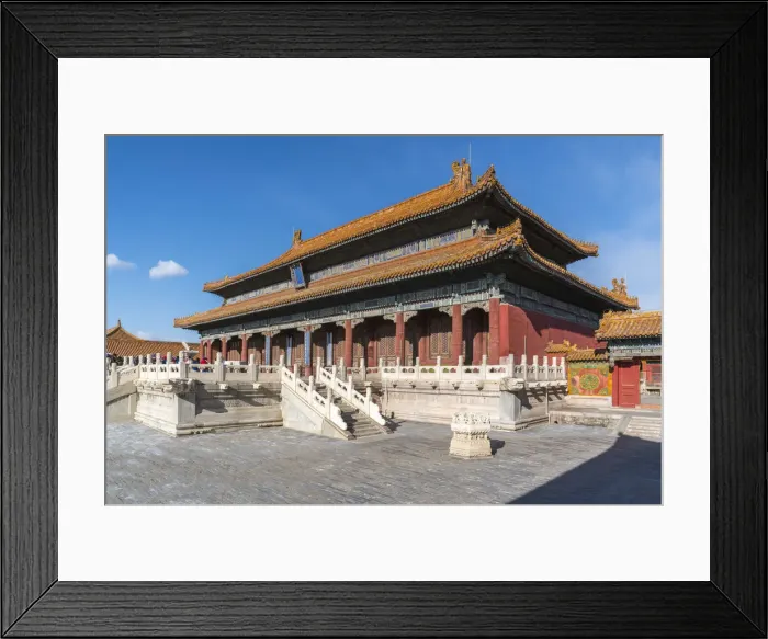 Framed Print : Hall of Imperial Supremacy in the Forbidden City. Beijing, Peoples Republic of China Framed Print : Hall of Imperial Supremacy in the Forbidden City. Beijing, Peoples Republic of China