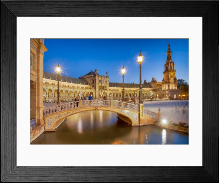 Framed Print : Spain, Andalucia, Seville. The Plaza De Espana in Maria Luisa Park Framed Print : Spain, Andalucia, Seville. The Plaza De Espana in Maria Luisa Park