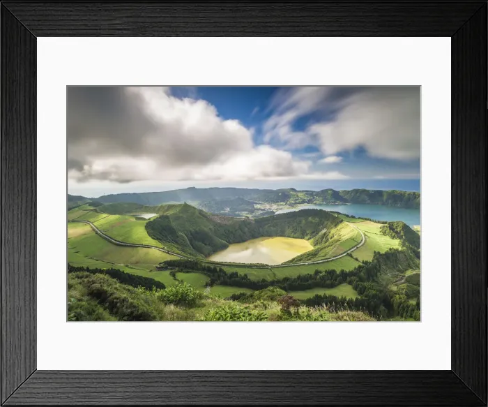 Framed Print : Portugal, Azores archipelago, Sao Miguel island, Sete Cidades, Boca do Inferno viewpoint Framed Print : Portugal, Azores archipelago, Sao Miguel island, Sete Cidades, Boca do Inferno viewpoint