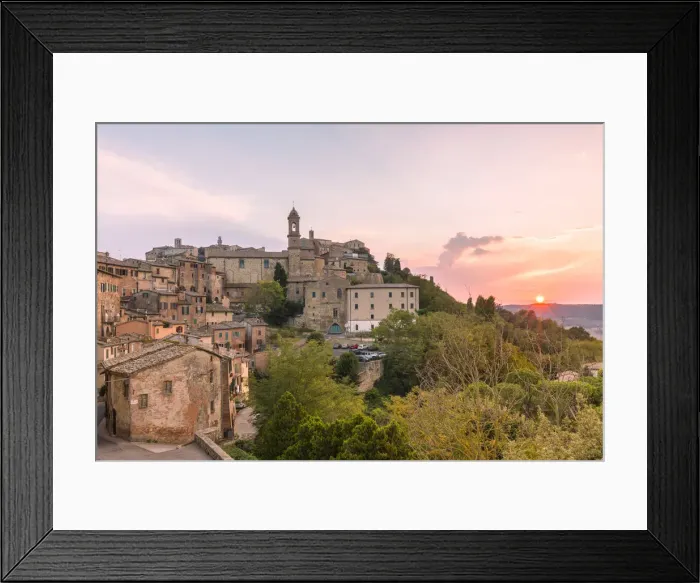 Framed Print : Montepulciano at sunrise, Siena province, Tuscany, Italy, Europe Framed Print : Montepulciano at sunrise, Siena province, Tuscany, Italy, Europe