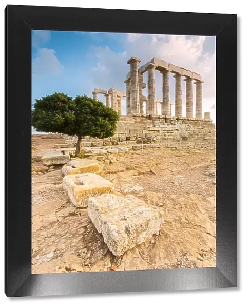 Temple of Poseidon, Cape Sounion, Attica region, Greece (MR)