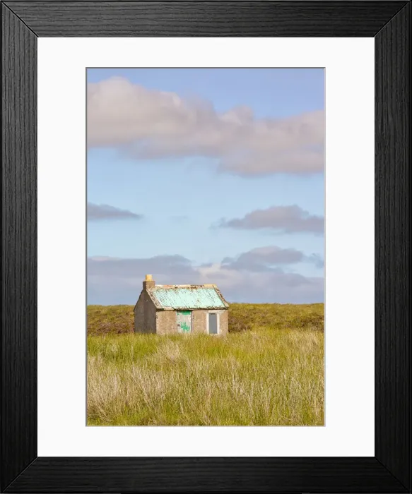 Framed Print : Empty house, Isle of Lewis, western scotland, United Kingdom Framed Print : Empty house, Isle of Lewis, western scotland, United Kingdom