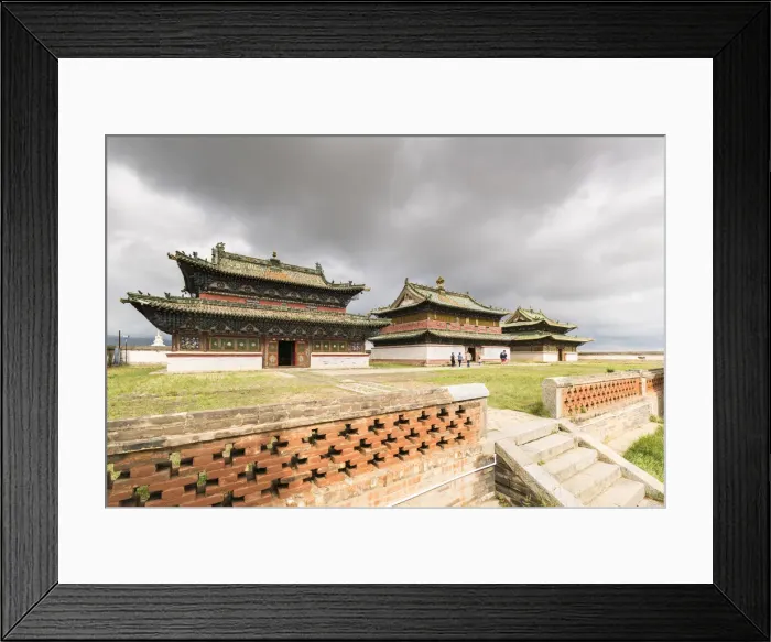 Framed Print : Temples in Erdene Zuu monastery. Harhorin, South Hangay province, Mongolia Framed Print : Temples in Erdene Zuu monastery. Harhorin, South Hangay province, Mongolia