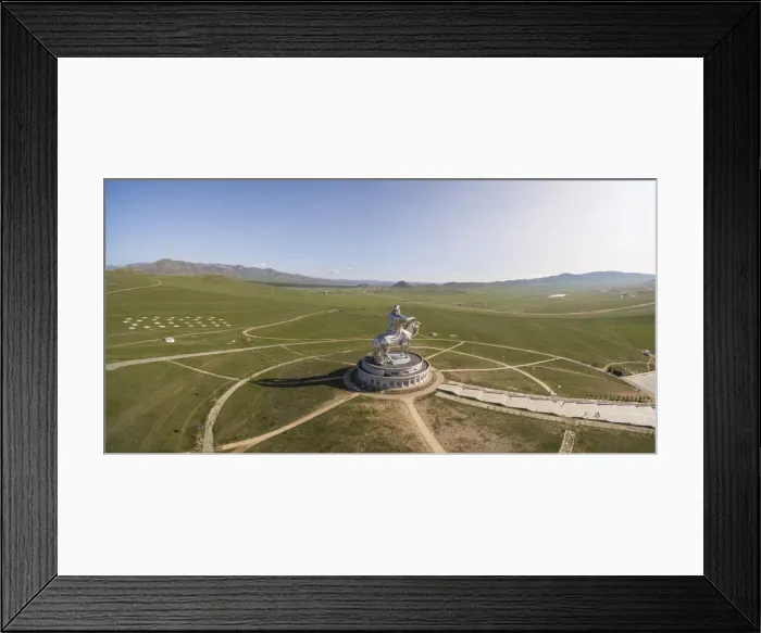 Framed Print : Genghis Khan Statue Complex from above. Erdene, Tov province, Mongolia Framed Print : Genghis Khan Statue Complex from above. Erdene, Tov province, Mongolia