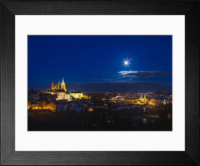 Framed Print : Prague Castle at night; Prague, Czech Republic Framed Print : Prague Castle at night; Prague, Czech Republic