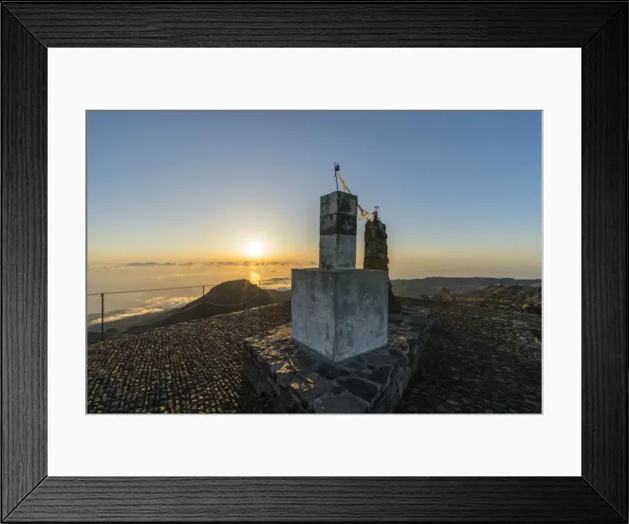 Framed Print : The top of Pico Ruivo at sunrise. Achada do Teixeira, Santana municipality, Madeira Framed Print : The top of Pico Ruivo at sunrise. Achada do Teixeira, Santana municipality, Madeira