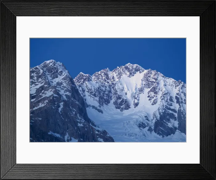 Framed Print : Mount Disgrazia at dusk. Chiareggio Valley, Valmalenco, Valtellina, Lombardy, Italy Framed Print : Mount Disgrazia at dusk. Chiareggio Valley, Valmalenco, Valtellina, Lombardy, Italy