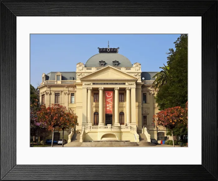 Framed Print : Chile, Santiago, View of The Santiago Museum of Contemporary Art(MAC)