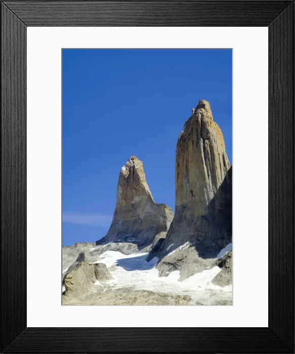 Framed Print : South America, Chile, Patagonia, Magallanes y la Antartica Chilena, Torres Del Paine