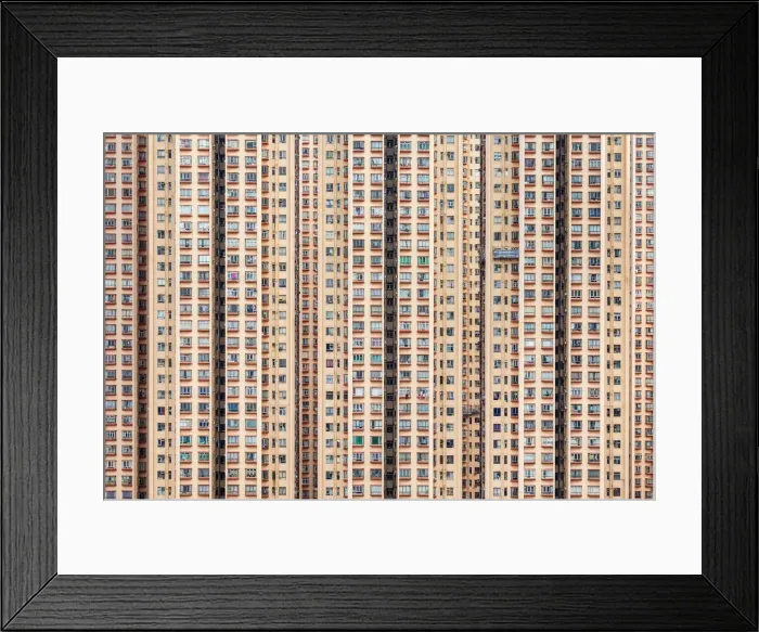 Framed Print : Public housing apartment block towers in Kowloon Bay, Kwun Tong District, New Territories Framed Print : Public housing apartment block towers in Kowloon Bay, Kwun Tong District, New Territories