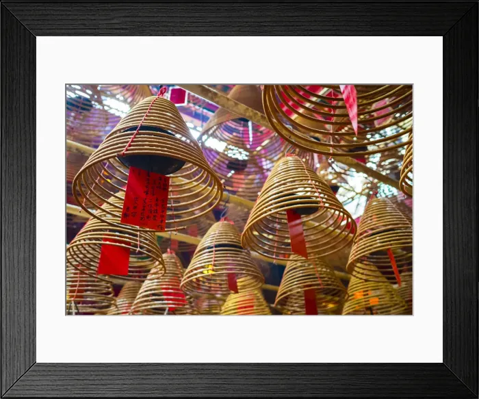 Framed Print : Incense coils at Man Mo Temple, Sheung Wan, Central District, Hong Kong Island, Hong Kong Framed Print : Incense coils at Man Mo Temple, Sheung Wan, Central District, Hong Kong Island, Hong Kong