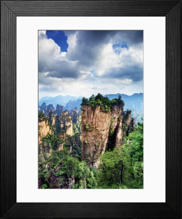 Framed Print : China, Hunan, Zhangjiajie National Forest Park, also called the Halleluja mountains Framed Print : China, Hunan, Zhangjiajie National Forest Park, also called the Halleluja mountains
