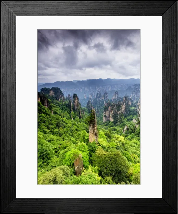 Framed Print : China, Hunan, Zhangjiajie National Forest Park, also called the Halleluja mountains Framed Print : China, Hunan, Zhangjiajie National Forest Park, also called the Halleluja mountains