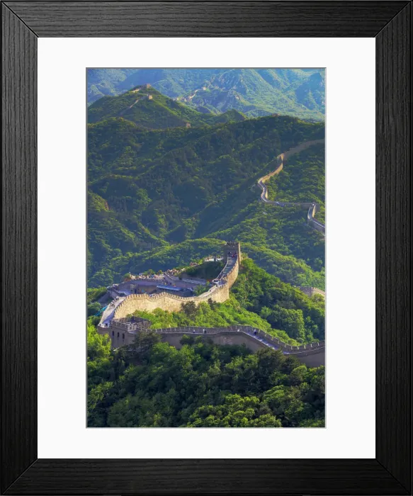 Framed Print : China, Beijing, Great wall of Badaling, sunset on the great wall Framed Print : China, Beijing, Great wall of Badaling, sunset on the great wall