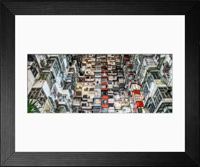 Framed Print : Hong Kong, Quarry Bay district with popular buildings Framed Print : Hong Kong, Quarry Bay district with popular buildings