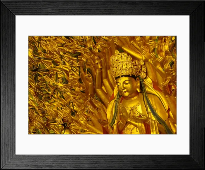 Framed Print : Asia, China, Sichuan Province, Chongqing, Dazu Rock Carvings, UNESCO, Buddhist, Confucian