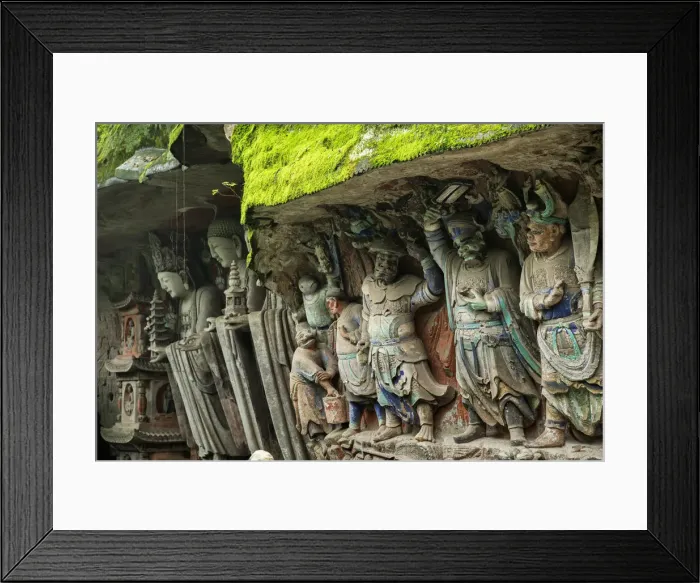 Framed Print : Asia, China, Sichuan Province, Chongqing, Dazu Rock Carvings, UNESCO, Buddhist, Confucian Framed Print : Asia, China, Sichuan Province, Chongqing, Dazu Rock Carvings, UNESCO, Buddhist, Confucian