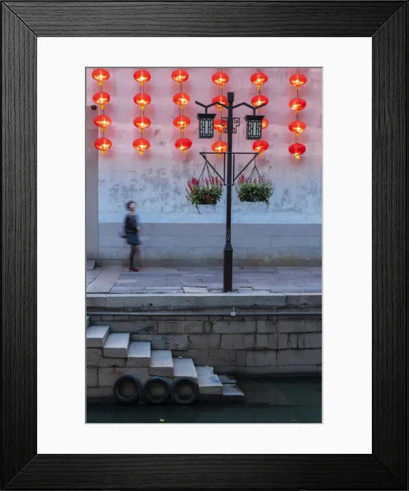Framed Print : Asia, China, Huzhou, Nanxun Old Town, Watertown Framed Print : Asia, China, Huzhou, Nanxun Old Town, Watertown