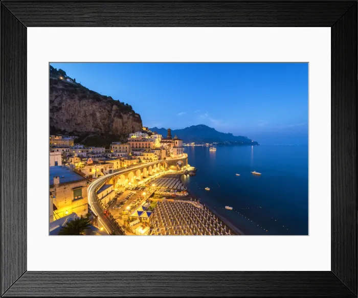 Framed Print : Atrani, Amalfi coast, Salerno province, Campania, Italy View of the small village Framed Print : Atrani, Amalfi coast, Salerno province, Campania, Italy View of the small village