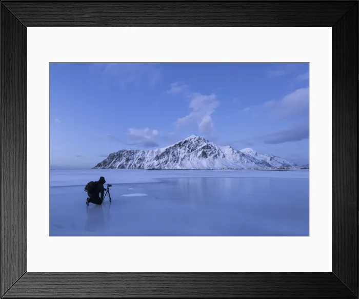 Framed Print : Flakstad-Lofoten Islands, Norway Framed Print : Flakstad-Lofoten Islands, Norway