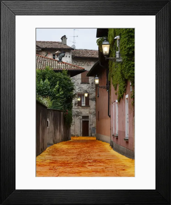 Framed Print : Iseo Lake, Lombardy, Italy. The Floating Piers Framed Print : Iseo Lake, Lombardy, Italy. The Floating Piers