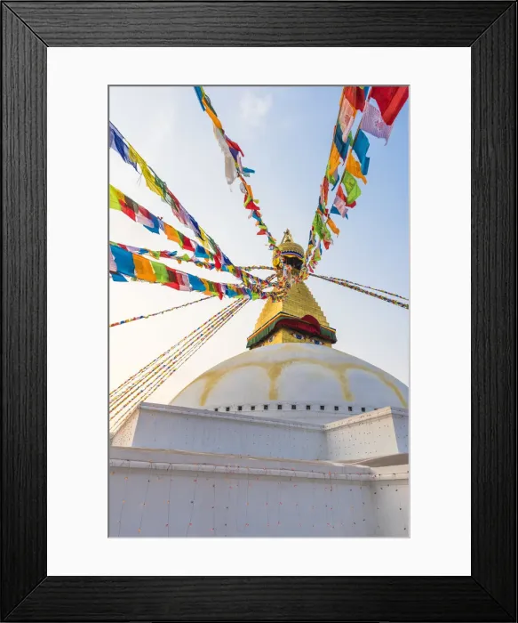 Framed Print : Stupa of Boudhnath, Katmandu, Nepal Framed Print : Stupa of Boudhnath, Katmandu, Nepal