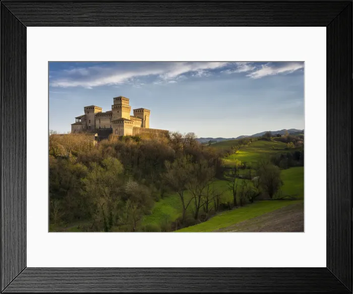 Framed Print : Castle Torrechiara, Langhirano - Emilia Romagna, Italy Framed Print : Castle Torrechiara, Langhirano - Emilia Romagna, Italy