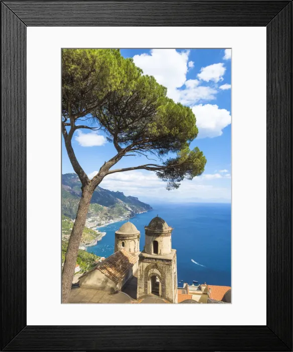 Framed Print : Villa Rufolo, Ravello, Salerno province, Campania, Italy Framed Print : Villa Rufolo, Ravello, Salerno province, Campania, Italy