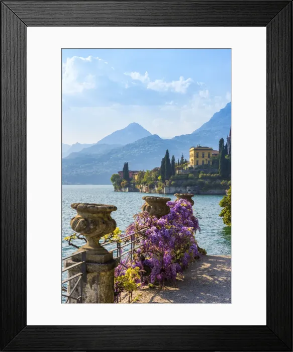 Framed Print : Varenna, Lecco province, Lombardy, Italy The botanical garden at Villa Monastero in Varenna Framed Print : Varenna, Lecco province, Lombardy, Italy The botanical garden at Villa Monastero in Varenna