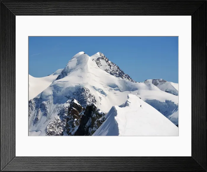 Framed Print : Monte Rosa (Lyskamm) from West Breithorn, Aosta Valley, Italy
