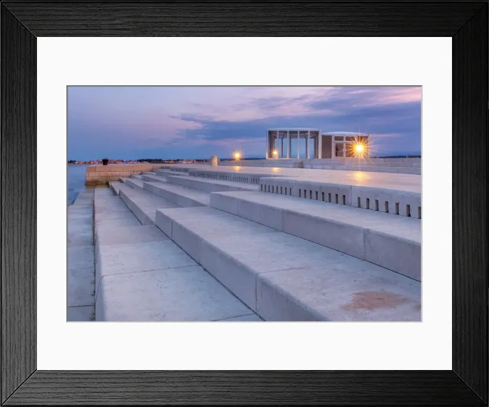 Framed Print : The sea organ, Zadar, Zadar county, Dalmatia region, Croatia Framed Print : The sea organ, Zadar, Zadar county, Dalmatia region, Croatia