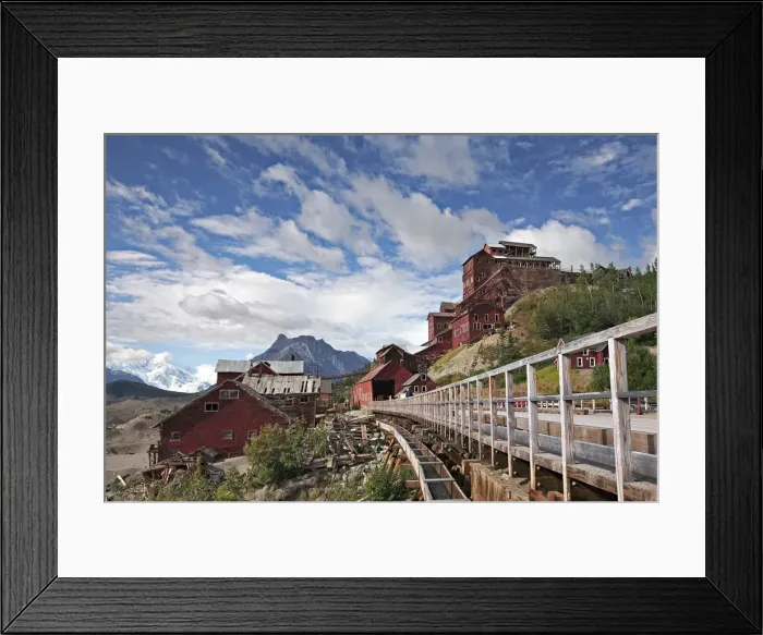 Framed Print : The kennicott mine, Wrangell St. Elias Range, Alaska Framed Print : The kennicott mine, Wrangell St. Elias Range, Alaska
