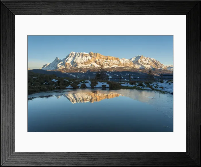 Framed Print : Santa Croce stone, High Badia, South Tyrol, Italy Framed Print : Santa Croce stone, High Badia, South Tyrol, Italy