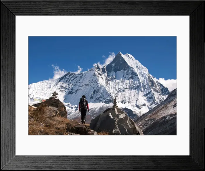 Framed Print : Machhapuchhre from Annapurna Base Camp, Annapurna Sanctuary, Himalaya, Nepal Framed Print : Machhapuchhre from Annapurna Base Camp, Annapurna Sanctuary, Himalaya, Nepal