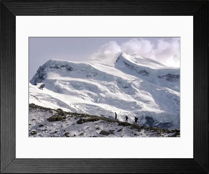 Framed Print : Trekking around Grand Combin, close to Panossiere refuge, Switzerland, Europe Framed Print : Trekking around Grand Combin, close to Panossiere refuge, Switzerland, Europe