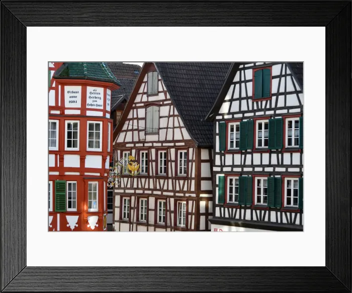 Framed Print : Half timbered houses at Schiltach, Black Forest (Schwarzwald), Germany Framed Print : Half timbered houses at Schiltach, Black Forest (Schwarzwald), Germany