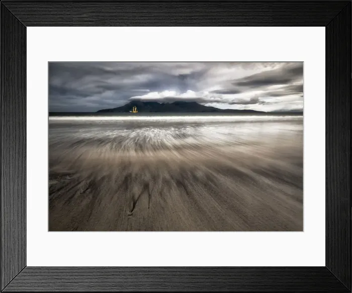 Framed Print : Laig beach, Island of Eigg, Hebrides, Scotland, United Kingdom Framed Print : Laig beach, Island of Eigg, Hebrides, Scotland, United Kingdom