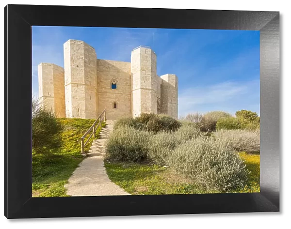 Castel del Monte fortress in Andria, Apulia region, Italy