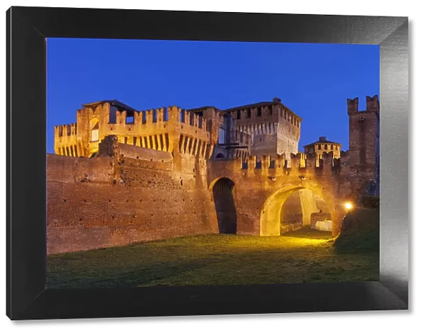 Soncino, Lombardy, Italy. The castle