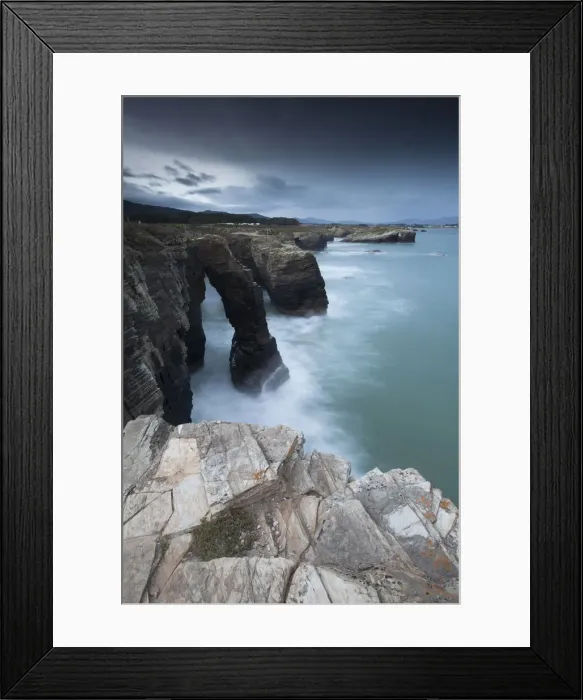 Framed Print : Beach of the Cathedrals, Ribadeo, Lugo, Galicia, Spain, Europe Framed Print : Beach of the Cathedrals, Ribadeo, Lugo, Galicia, Spain, Europe