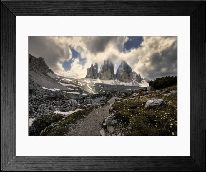 Framed Print : Tre Cime di Lavaredo, Belluno province, Auronzo di Cadore, Dolomites, Veneto, Italy Framed Print : Tre Cime di Lavaredo, Belluno province, Auronzo di Cadore, Dolomites, Veneto, Italy