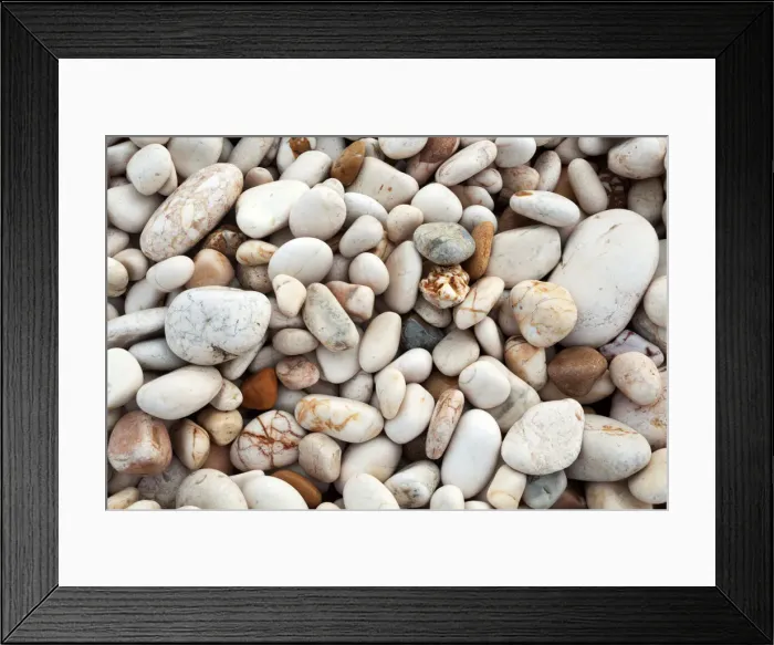 Framed Print : Sciacca beach, Sicily, Italy. Stones on the beach Framed Print : Sciacca beach, Sicily, Italy. Stones on the beach