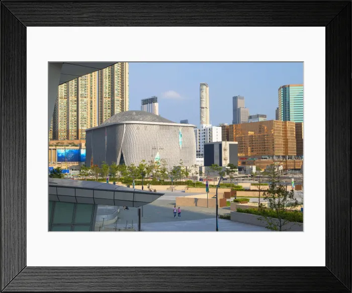 Framed Print : Xiqu Centre and West Kowloon Station, Kowloon, Hong Kong Framed Print : Xiqu Centre and West Kowloon Station, Kowloon, Hong Kong