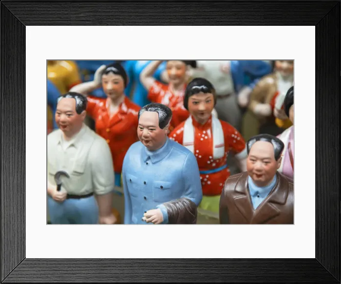 Framed Print : Chairman Mao model souvenirs at Cat Street anitques market, Sheung Wan, Hong Kong Island Framed Print : Chairman Mao model souvenirs at Cat Street anitques market, Sheung Wan, Hong Kong Island